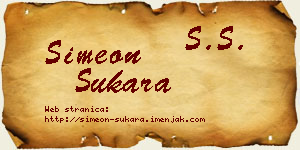 Simeon Sukara vizit kartica